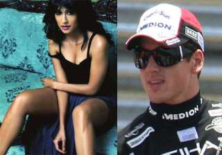 f1 racers run over by bollywood beauty chitrangda... f1 racers run over by bollywood beauty chitrangda...