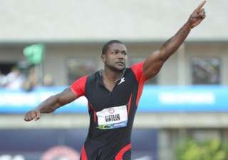 gatlin wins 100 gay a close 2nd at us trials -... gatlin wins 100 gay a close 2nd at us trials -...