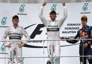 hamilton leads mercedes 1 2 at malaysian gp -... hamilton leads mercedes 1 2 at malaysian gp -...