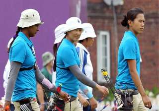 india women s recurve team win second successive... india women s recurve team win second successive...
