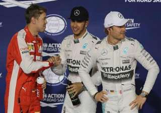 hamilton takes pole position for bahrain gp ahead... hamilton takes pole position for bahrain gp ahead...