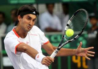 yuki bhambri moves to 2nd round saketh bows out... yuki bhambri moves to 2nd round saketh bows out...