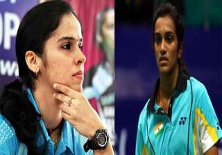 saina nehwal p.v. sindhu ousted from asia... saina nehwal p.v. sindhu ousted from asia...