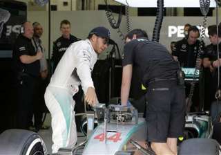 hamilton posts fastest time in 3rd practice at... hamilton posts fastest time in 3rd practice at...