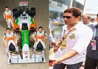 indian grand prix force india to honor sachin... indian grand prix force india to honor sachin...