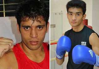 indian boxers bag gold at asian olympic... indian boxers bag gold at asian olympic...