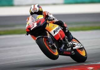 malaysian motogp pedrosa claims third victory of... malaysian motogp pedrosa claims third victory of...