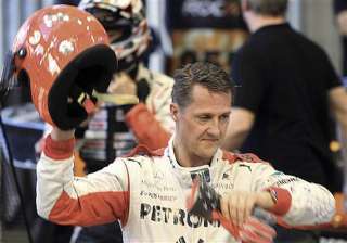 michael schumacher was awake for hospital... michael schumacher was awake for hospital...