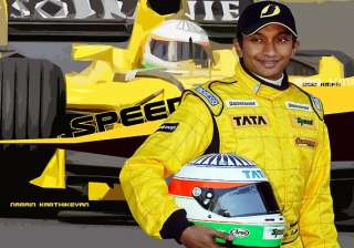 narain karthikeyan zooms to third win in auto gp... narain karthikeyan zooms to third win in auto gp...