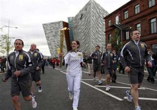 olympic torch starts 5 day northern ireland tour... olympic torch starts 5 day northern ireland tour...