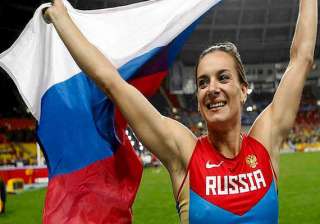 russian pole vaulter isinbayeva clarifies her... russian pole vaulter isinbayeva clarifies her...
