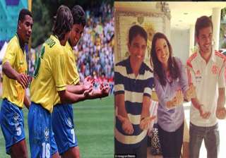 bebeto recreates cradling a baby after 20 years -... bebeto recreates cradling a baby after 20 years -...