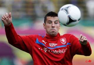 czech striker milan baros to undergo muscle scan... czech striker milan baros to undergo muscle scan...