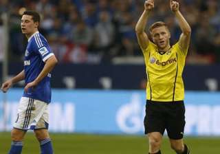 dortmund wins ruhr derby with 3 1 win at schalke... dortmund wins ruhr derby with 3 1 win at schalke...