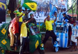 fifa fever indian fans go crazy for the world cup... fifa fever indian fans go crazy for the world cup...