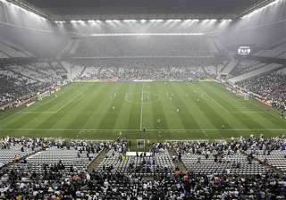 fifa world cup officials approve temporary stands... fifa world cup officials approve temporary stands...