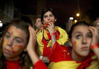 fifa world cup spain fans shocked after 5 1... fifa world cup spain fans shocked after 5 1...