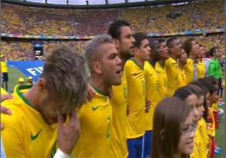 fifa world cup when national anthem made neymar... fifa world cup when national anthem made neymar...