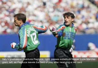 fifa world cup on this day pagliuca becomes 1st... fifa world cup on this day pagliuca becomes 1st...