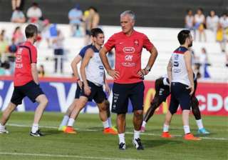 fifa world cup deschamps plays down expectations... fifa world cup deschamps plays down expectations...