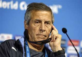 fifa world cup tabarez defends suarez against... fifa world cup tabarez defends suarez against...
