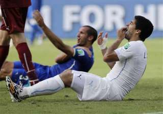 fifa world cup suarez told fifa panel bite was... fifa world cup suarez told fifa panel bite was...