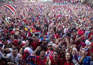fifa world cup costa rica celebrates win over... fifa world cup costa rica celebrates win over...