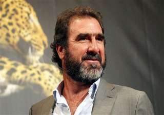 former manchester united player eric cantona... former manchester united player eric cantona...