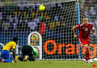 gabon claims dramatic 3 2 win to eliminate... gabon claims dramatic 3 2 win to eliminate...