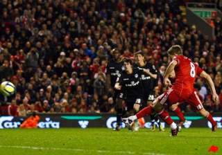 gerrard scores as liverpool beats oldham in fa... gerrard scores as liverpool beats oldham in fa...
