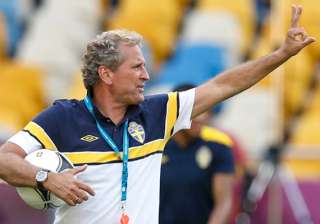 hamren says sweden headed in right direction -... hamren says sweden headed in right direction -...
