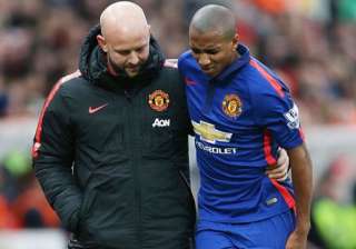 ashley young suffers hamstring injury - India TV ashley young suffers hamstring injury - India TV