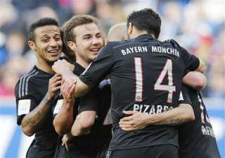 bayern closes in bundesliga title with win over... bayern closes in bundesliga title with win over...