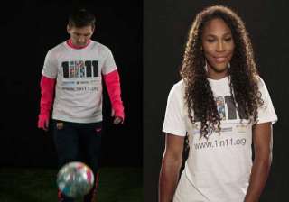 lionel messi serena williams team up for... lionel messi serena williams team up for...