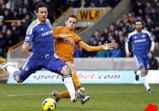 lampard secures 2 1 win for chelsea at wolves -... lampard secures 2 1 win for chelsea at wolves -...