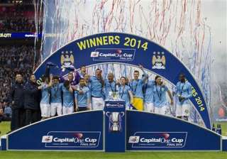 man city beats sunderland 3 1 in league cup final... man city beats sunderland 3 1 in league cup final...