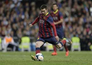 messi hat trick gives barca win at madrid - India... messi hat trick gives barca win at madrid - India...