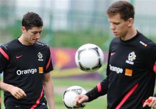 poland s szczesny banned 1 match for red card -... poland s szczesny banned 1 match for red card -...