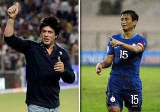 srk in football to be big gamechanger says bhutia... srk in football to be big gamechanger says bhutia...