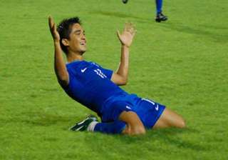 sunil chettri three goals away from bhutia s... sunil chettri three goals away from bhutia s...