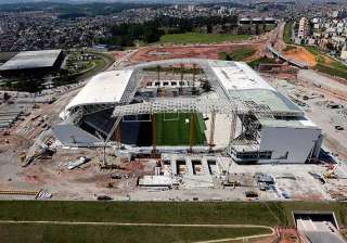 world cup stadium unfinished for opening. - India... world cup stadium unfinished for opening. - India...