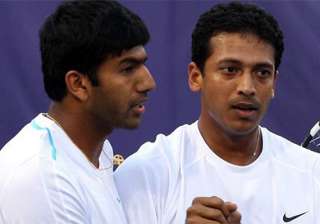 bhupathi bopanna survive scare enter doubles... bhupathi bopanna survive scare enter doubles...
