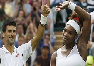 china open no. 1s djokovic serena advance - India... china open no. 1s djokovic serena advance - India...