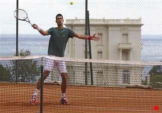 djokovic prepares to strike a blow at monte carlo... djokovic prepares to strike a blow at monte carlo...