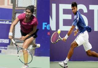 fenesta open prerna mohit win singles titles -... fenesta open prerna mohit win singles titles -...