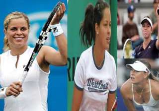 pavlyuchenkova sharapova ivanovic and clijsters... pavlyuchenkova sharapova ivanovic and clijsters...