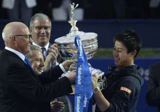 nishikori beats andujar to defend barcelona open... nishikori beats andujar to defend barcelona open...