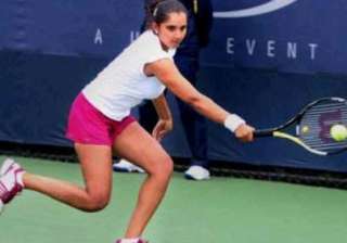 sania inches closer to us open main draw - India... sania inches closer to us open main draw - India...