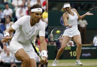 nadal sharapova win on a rainy day at wimbledon -... nadal sharapova win on a rainy day at wimbledon -...
