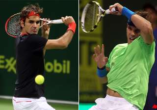 nadal federer win 1st round matches at qatar open... nadal federer win 1st round matches at qatar open...